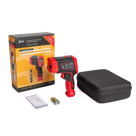 Лазерный бесконтактный цифровой пирометр КВТ KT 655 до 1380°C (87247) купить в Губкинске