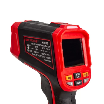 Лазерный бесконтактный цифровой пирометр КВТ KT 655 до 1380°C (87247) купить в Губкинске
