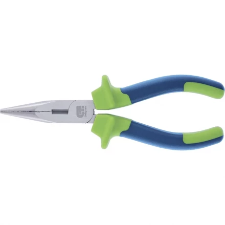 Длинногубцы прямые 180 мм двухкомпонентные рукоятки СИБРТЕХ 17105 купить в Губкинске