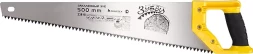 Ножовка по дереву "Зубец" 500 мм шаг зуба 7мм зуб 2D калёный зуб 2-х комп. рукоятка Сибртех 23818