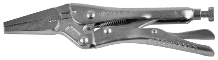 Зажим ЗУБР &quot;ЭКСПЕРТ&quot; ручной, с удлиненными губками из кованой Cr-V стали, для мест с ограниченным доступом, 150мм 22511-15 купить в Губкинске