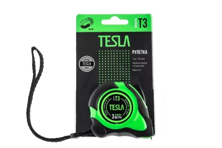 Рулетка TESLA 3м х 16мм (T-3) купить в Губкинске