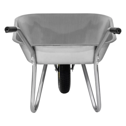 Тачка садовая, грузоподъемность 90 кг Сибртех 689614, оцинк. рама, объем 65 л купить в Губкинске