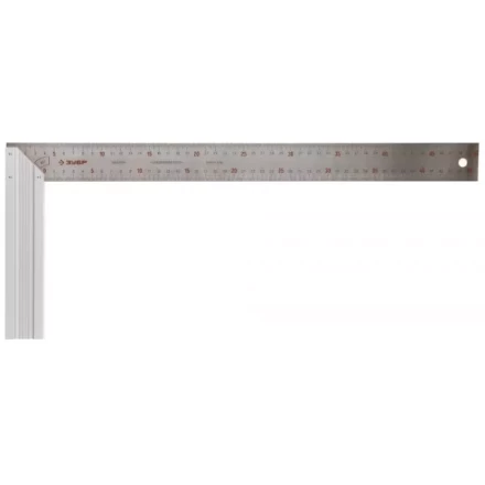 Угольник ЗУБР &quot;ЭКСПЕРТ&quot; столярный, усиленная алюминиевая рукоятка, нержавеющее полотно 37мм, длина 500мм 34394-50 купить в Губкинске