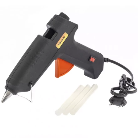 Клеевой пистолет 12 мм 80 Вт  выключатель кейс SPARTA 93033 купить в Губкинске