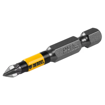 Бита PH1х50, сталь S2, цилиндр., 10 шт. Е 6,3 Denzel 11648 купить в Губкинске