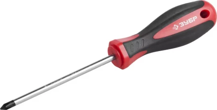 Отвертка ЗУБР &quot;МАСТЕР&quot;, Cr-v, эргономичная двухкомпонентная рукоятка, PH1x100мм 25062-1-100_z03 купить в Губкинске