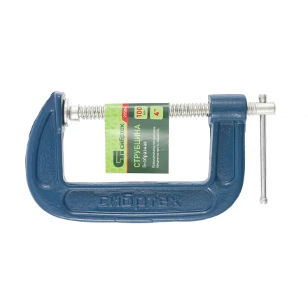 Струбцина G-образная,100 мм СИБРТЕХ 20584 купить в Губкинске