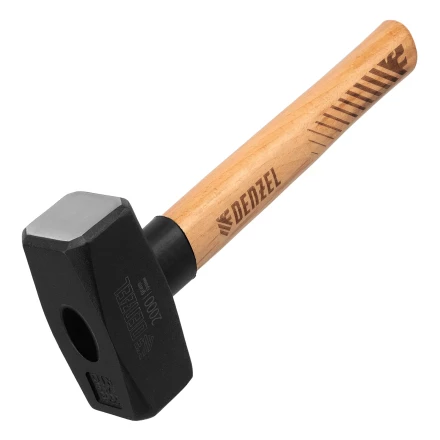 Кувалда, 2000 г Denzel, кованая головка, буковая рукоятка 11021 купить в Губкинске
