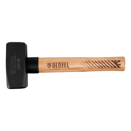 Кувалда, 2000 г Denzel, кованая головка, буковая рукоятка 11021 купить в Губкинске