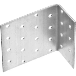 Крепежный угол ЗУБР &quot;МАСТЕР&quot; анкерный, 80х80х40мм, 20шт 310225-080-080