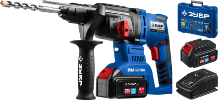 Бесщеточный перфоратор, 2 АКБ T7 (4 Ач), в кейсе PB-260-42 серия «ПРОФЕССИОНАЛ» купить в Губкинске