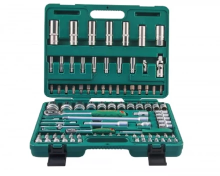 Набор головок торцевых 1/2&quot;DR 10-32мм 1/4&quot;DR 4-14мм 94предмета Jonnesway S04Н52494S 47400 купить в Губкинске