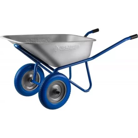 Тачка ЗУБР &quot;ПРОФЕССИОНАЛ&quot; строительная двухколесная, 110л, грузоподъемность 240 кг 39911_z01 купить в Губкинске