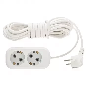 Удлинитель бытовой серия УХз-10-205, с заземлением, 5м, 2 роз., 10А Stern 95762 купить в Губкинске
