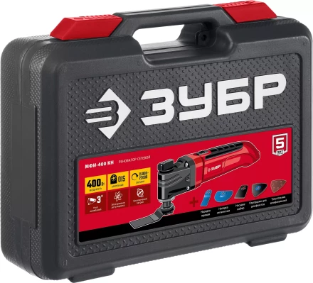 ЗУБР OIS, 400 Вт, реноватор, кейс, набор насадок (МФИ-400 КН) купить в Губкинске