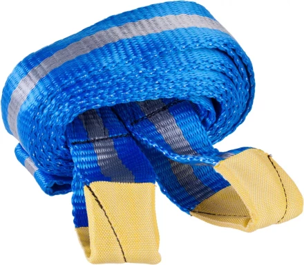 Трос буксировочный ЗУБР &quot;ЭКСПЕРТ&quot;, 2 петли, сумка, 5м, 10т 61216-10 купить в Губкинске