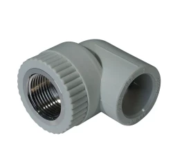 Уголок комб. PP-R ВР 20мм х 1/2 серый (50/150) 44170