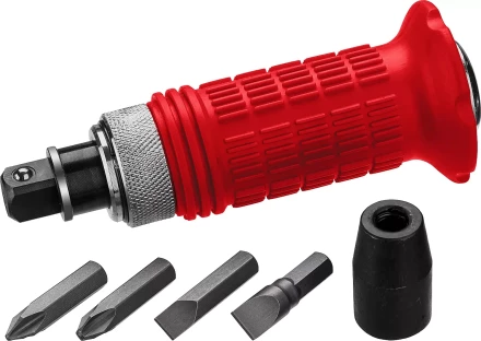 ЗУБР 6 предм., ударно-поворотная отвертка (2565) купить в Губкинске