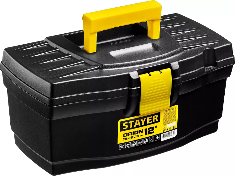 Ящик для инструмента "TOPLine" пластиковый, 12", STAYER 38110-13_z02 купить в Губкинске