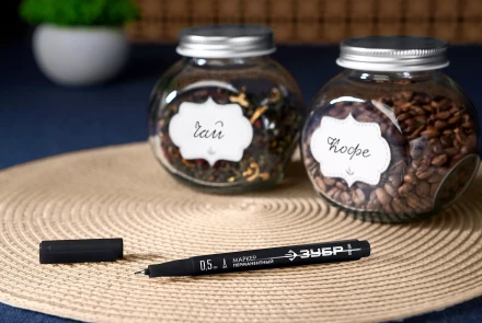 ЗУБР МП-50 черный, 0.5 мм перманентный маркер (06321-2) купить в Губкинске