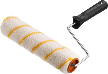 Валик малярный ЗУБР &quot;ОПТИМА -ГИРПАИНТ&quot;, все виды ЛКМ, для ровных поверхностей, полиэстр, ворс 12 мм, бюгель 6 мм, 40х180мм 03516-18 купить в Губкинске