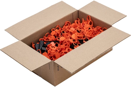 Комплект зажим + клин для системы выравнивания плитки СВП Кольцо, 250/250 шт. в коробе Сибртех 88114 купить в Губкинске