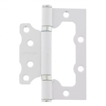 Петля накладная ПНУ-100 белая 4штуки  Металлист Россия 91565 купить в Губкинске