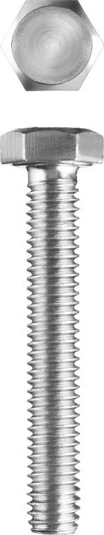 Болт ГОСТ 7798-70, M6 x 70 мм, 3 шт, кл. пр. 5.8, оцинкованный, ЗУБР 303086-06-070 купить в Губкинске