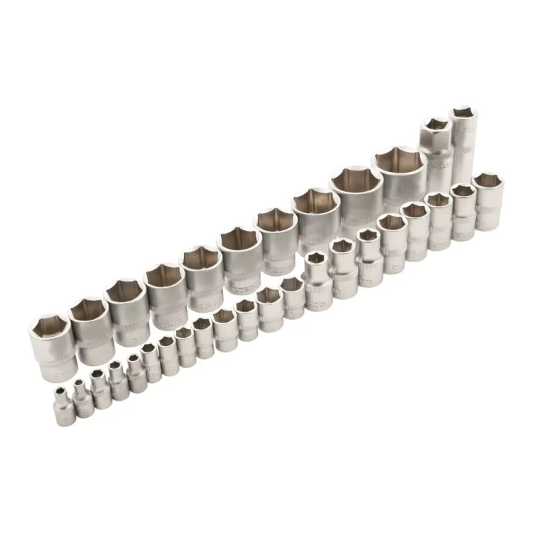 Набор инструментов 94 предмета, CrV, 1/2", 1/4" Сибртех 13509 купить в Губкинске