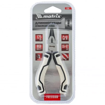 Длинногубцы Mini 125 мм прямые авторазжим Pro Matrix 17830 купить в Губкинске