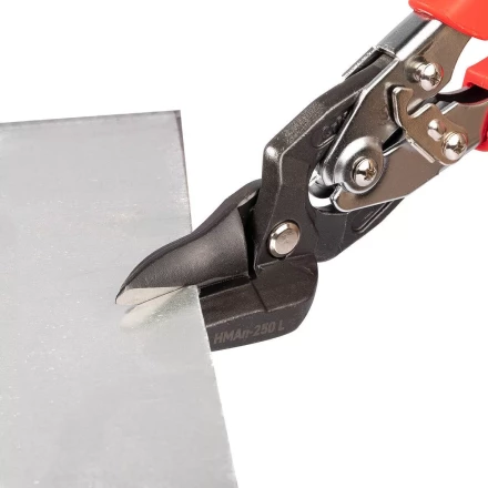 Ножницы проходные левого типа усиленные КВТ НМАп-250 L для резки листового металла 250 мм (102044) купить в Губкинске