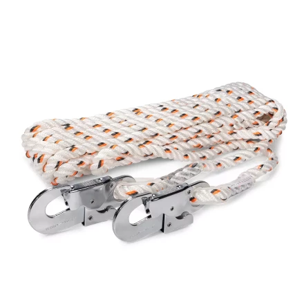 Канат спасательный КВТ КСЛ-10-2 с двумя карабинами (77524) купить в Губкинске