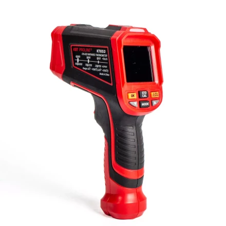 Лазерный бесконтактный цифровой пирометр КВТ KT 653 до 1080°C (87246) купить в Губкинске