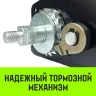 Лебедка ручная барабанная с тормозом HITCH HWB 1100 1100 кг канат 10 м (SZ073178) купить в Губкинске