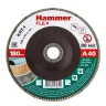 Круг Лепестковый Торцевой (КЛТ) HAMMER КЛТ 1 Ф180х22 Р40 213-030 купить в Губкинске