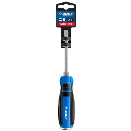 ЗУБР Ударник, SL6 х 100 мм, ударная отвертка, Профессионал (25271-6) купить в Губкинске