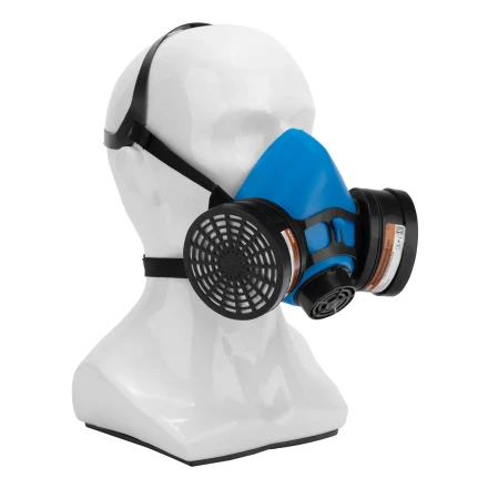 Полумаска изолирующая ИСТОК-300/400 со сменными комбинированными фильтрами А1Р1 892437 купить в Губкинске