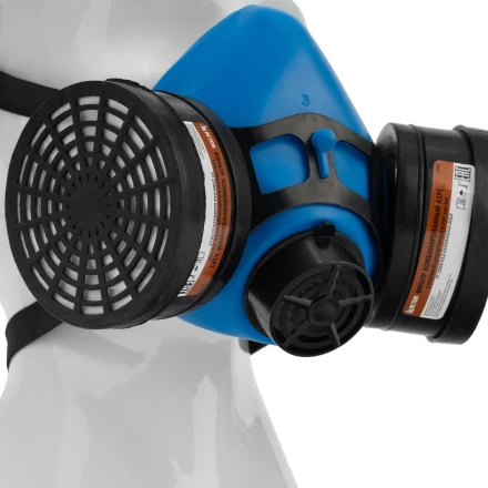 Полумаска изолирующая ИСТОК-300/400 со сменными комбинированными фильтрами А1Р1 892437 купить в Губкинске