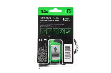 Рулетка TESLA 5м х 25мм (T-5) купить в Губкинске