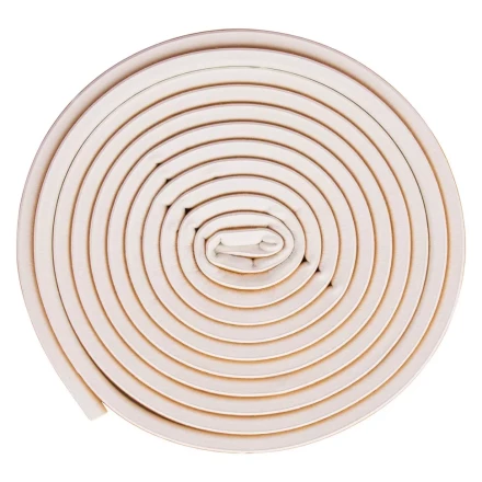 Уплотнитель резиновый, 24 м, профиль &quot;D&quot;, белый Сибртех 88903 купить в Губкинске