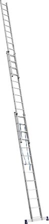 Лестница СИБИН универсальная,трехсекционная со стабилизатором, 13 ступеней 38833-13 купить в Губкинске