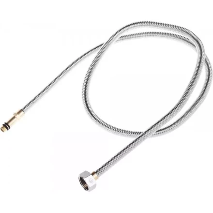 Подводка ЗУБР &quot;ЭКСПЕРТ&quot; сильфонная из нержавеющей стали, для смесителя, удлиненная, г/ш (гайка-штуцер), 1/2&quot;, 1,2м 51013-120 купить в Губкинске