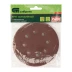 Круг абразивный на ворсовой подложке под &quot;липучку&quot;, перфорированный, P 400, 125 мм, 5 шт Сибртех 738147 купить в Губкинске