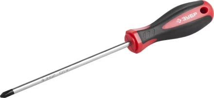 Отвертка ЗУБР &quot;МАСТЕР&quot;, Cr-v, эргономичная двухкомпонентная рукоятка, PH2x150мм 25062-2-150_z03 купить в Губкинске