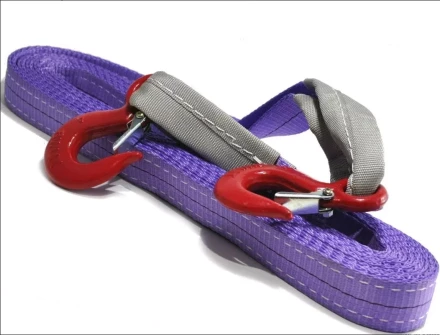 Буксир текстильный ленточный TOR БТЛ 5,0 т 5,0 м (крюк-крюк) 1020685 купить в Губкинске