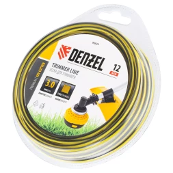 Леска для триммера двухкомпонентная квадратная, 3,0мм х 12м, блистер SkyCutter Denzel 96839