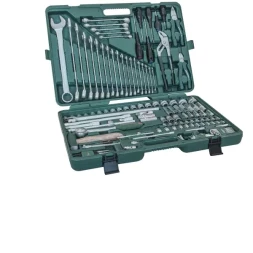 Набор головок торцевых универсальный 1/2"DR 8-32мм 1/4"DR 4-13мм ключи комбинированные 6-32мм отвертки 128 предметов S04Н524128S Jonnesway 48372