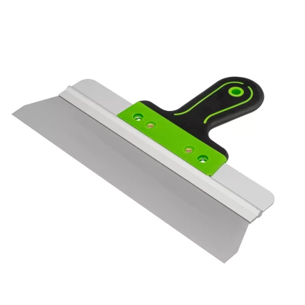 Шпатель фасадный Сибртех, нержавеющая сталь 420S45, 300 мм, 2-компонентная ручка, 85593 купить в Губкинске