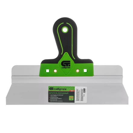 Шпатель фасадный Сибртех, нержавеющая сталь 420S45, 300 мм, 2-компонентная ручка, 85593 купить в Губкинске